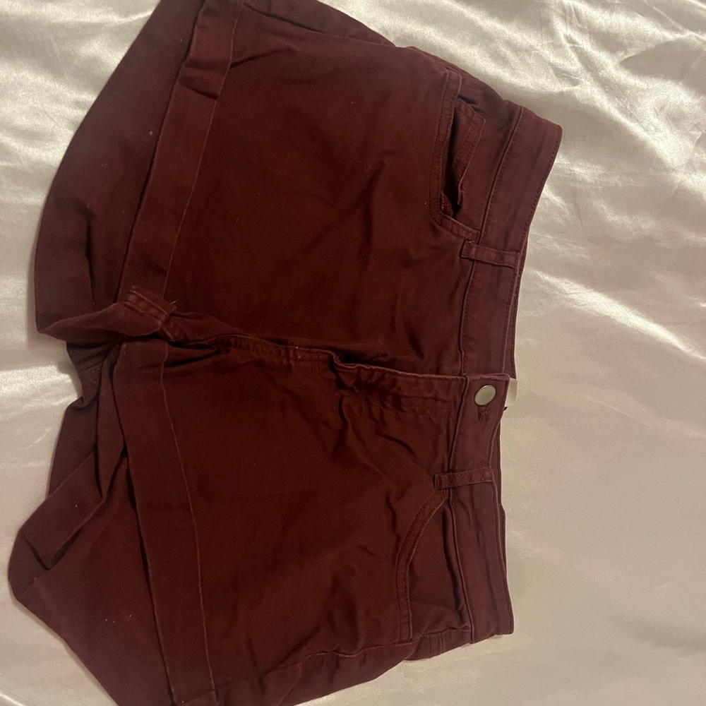 H&M Burgundy Women's Shorts